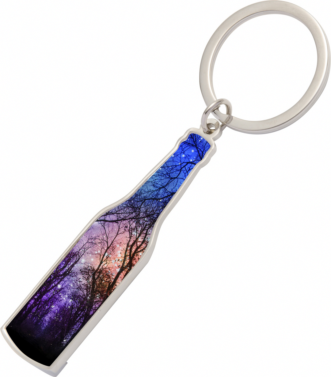 Bottle-Shaped Keychain